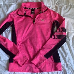 PINK Victoria’s Secret Quarter Zip Sweater